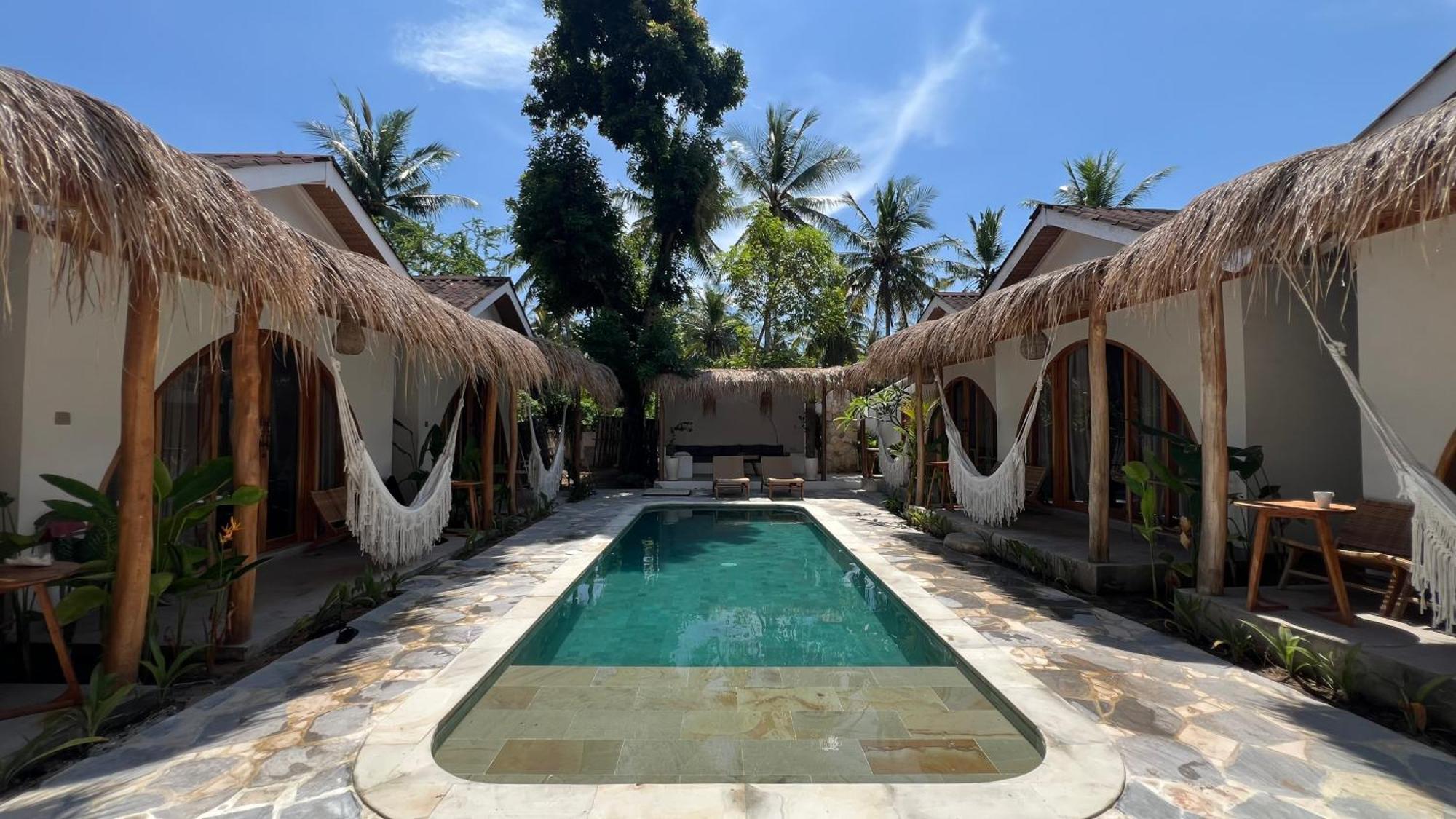 Rumah Canaria Bungalow Gili Trawangan Eksteriør bilde